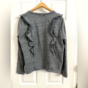 J Crew Mercantile Charcoal Top - Size M